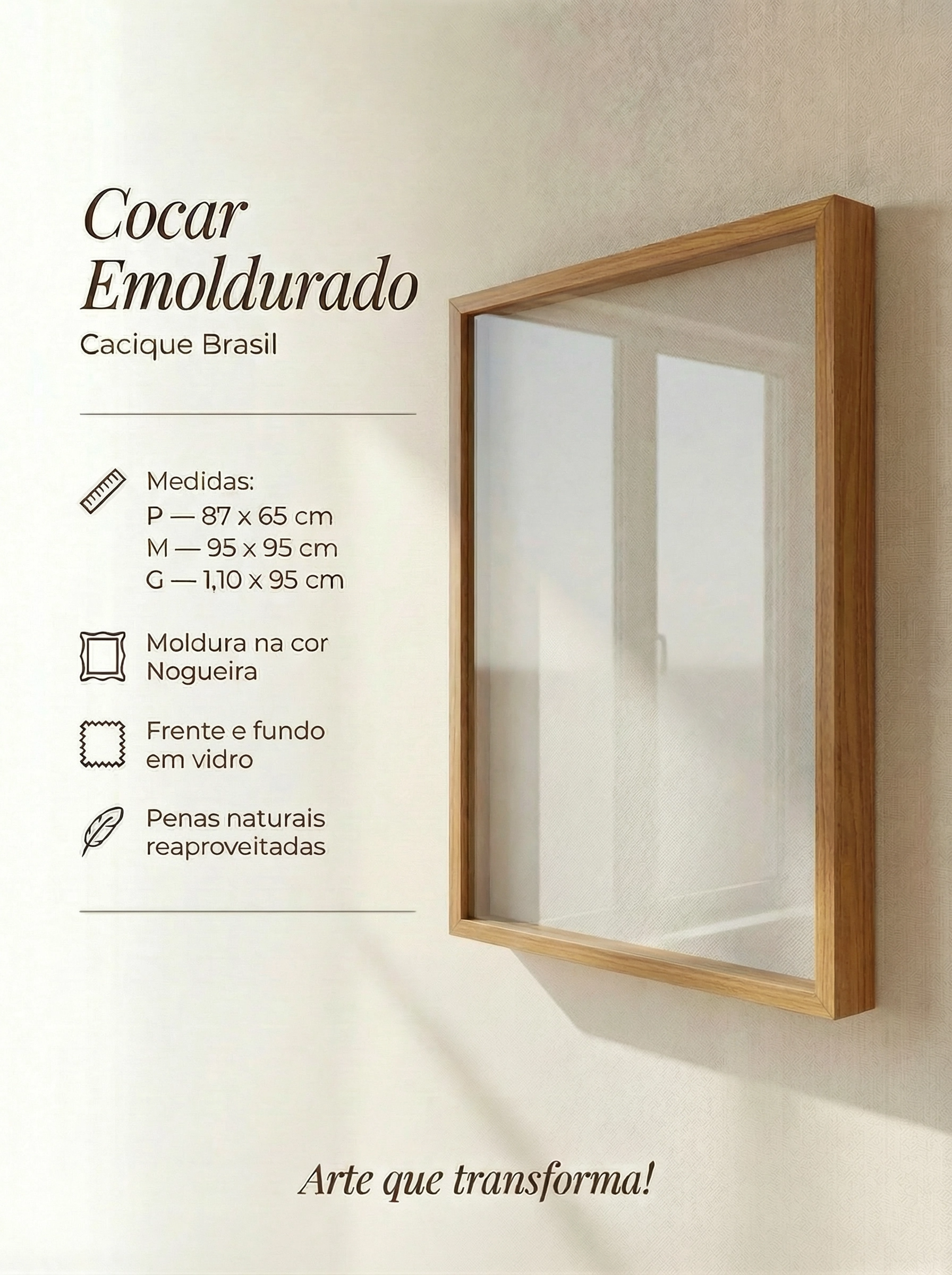 Cocar Emoldurado